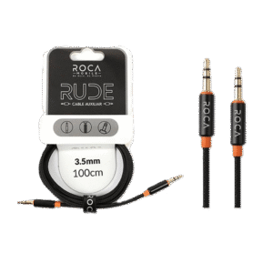 RUDE CABLE AUXILIAR 3.5MM A 3.5MM / 100 CM