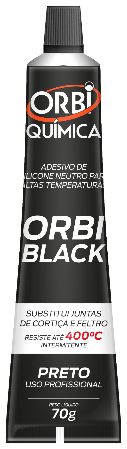 ORBI BLACK / SELLADOR NEUTRO PARA ALTAS TEMPERATURAS - 70GR