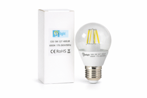 EDISON LAMPARA LED GOTA VINTAGE TRANSPARENTE - 5W/FRIA